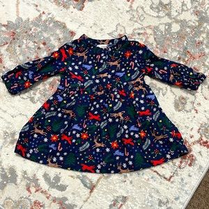 Hanna Andersson Christmas Dress 12-18 months
